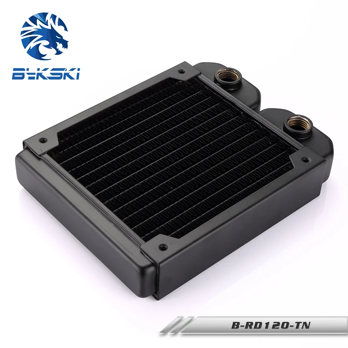 Bykski B RD120 TN 120 мм медный радиатор водяного охлаждения|copper radiator water cooling|water coolingradiator