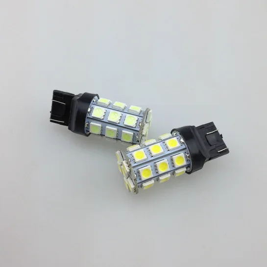 10 шт. W21/5 Вт 7443 T20 Авто 27 SMD 5050 LED Автомобилей Тормозные Огни Задние Фонари Лампы