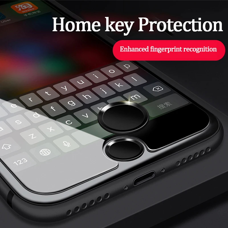 Роскошная домашняя кнопка Keycap наклейка для iPhone X 8 6S 7 Plus XS Max XR iPad Поддержка