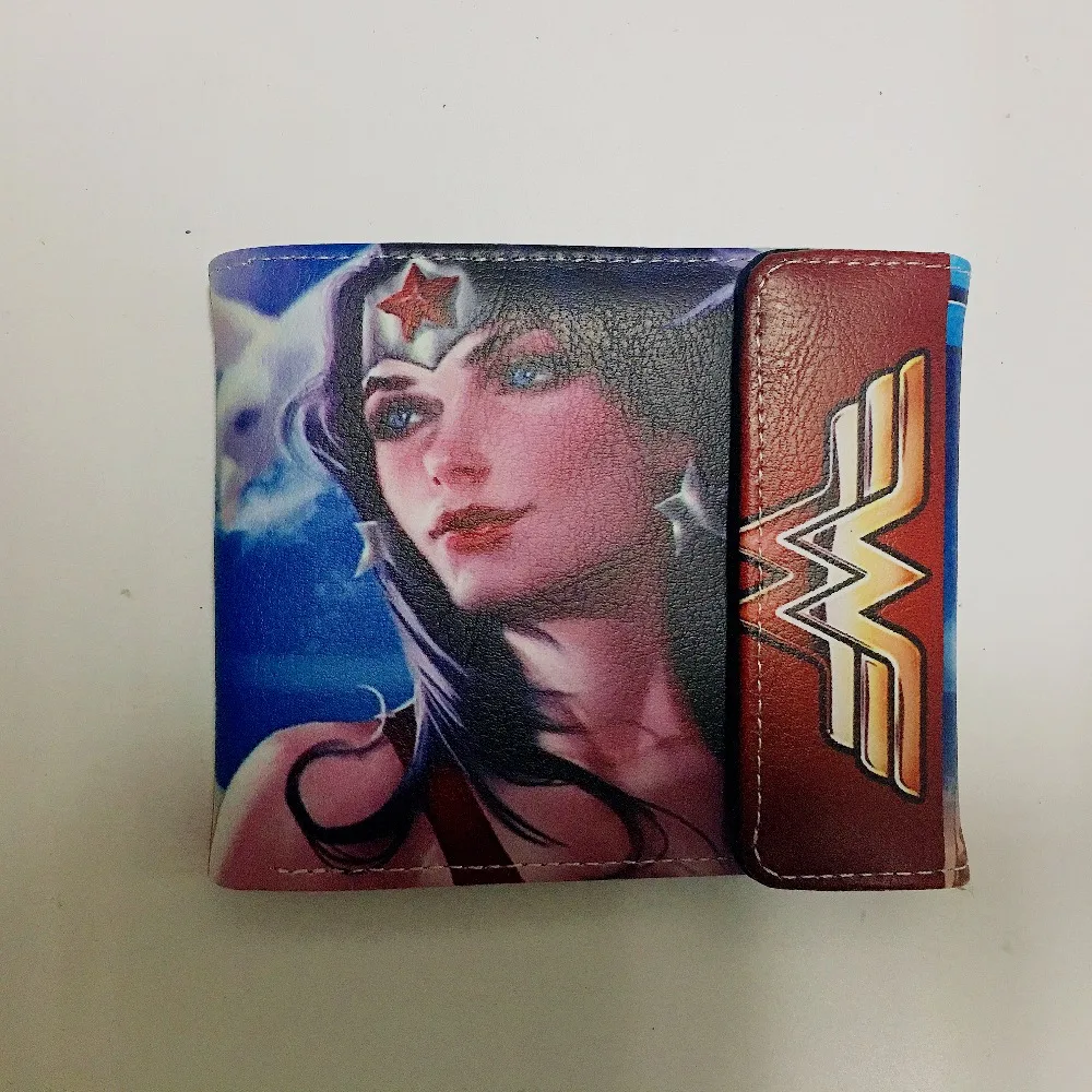 Wonder Woman кошелек супер герой сумочка маленькая сумка Бумажник Кредитная держатель