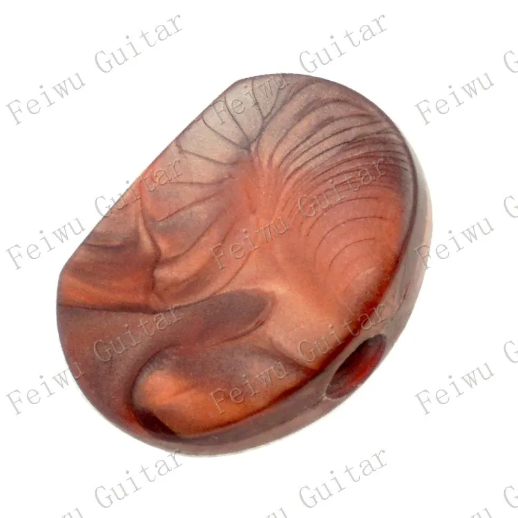 6 шт. колышки для тюнинга кофейного цвета гитары Сменная головка машины Кнопочная