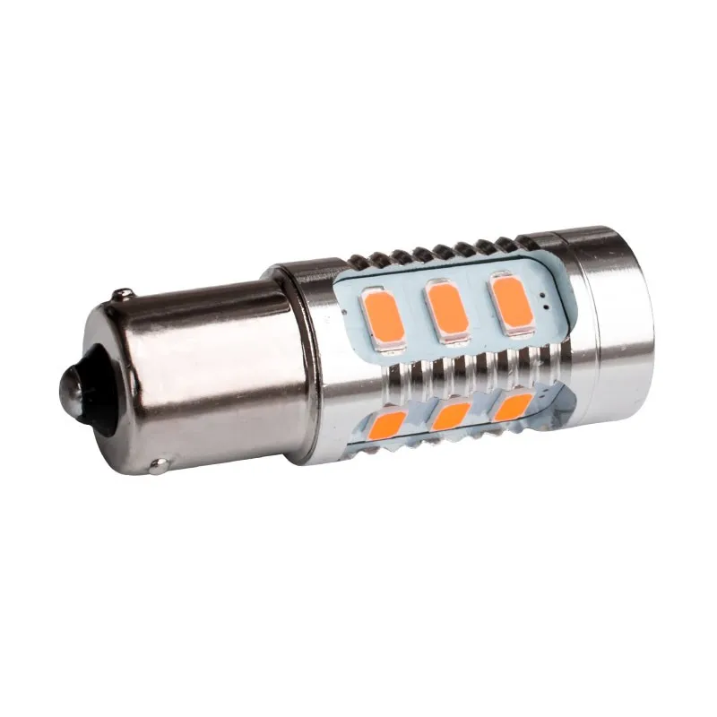 2 шт. супер яркий 1156PY 7507 PY21W BAU15S 15 led 5630 smd заднего указателя поворота автоматическое Поворотники передние светильник Янтарный 12V