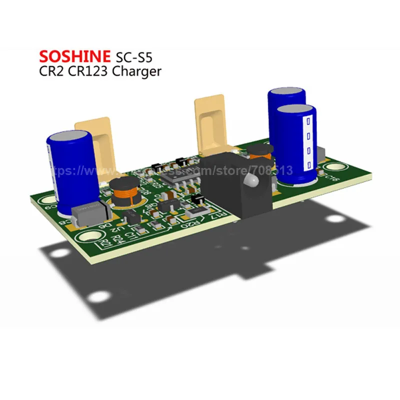 Soshine SC-S5 Интеллектуальное Быстрое Зарядное устройство для батарей CR123A/CR2