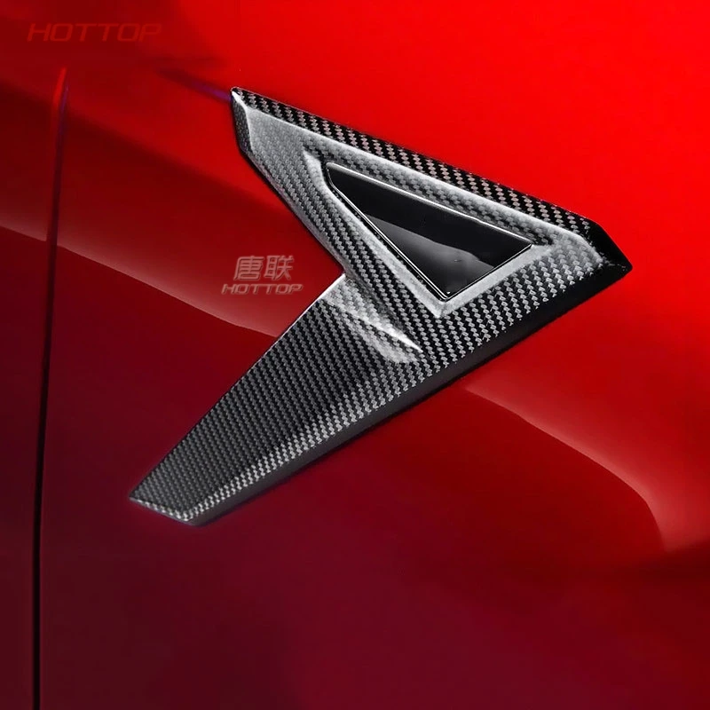 Автомобильное переднее боковое решетчатое крыло из углеродного волокна для Tesla