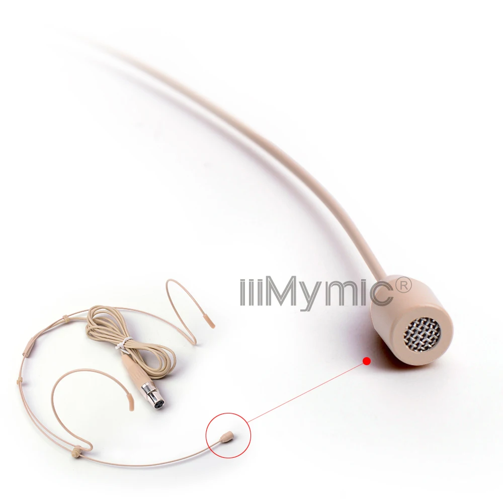 IiiMymic H 21S2 3 3pin Mini XLR TA3F разъем головной гарнитуры микрофон для AKG Samson беспроводной