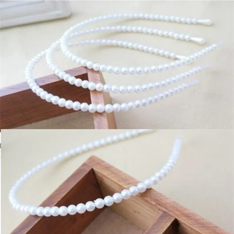 Женский обруч для волос в Корейском стиле однотонный с бантом аксессуары