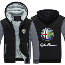 Толстовка с капюшоном Alfa Romeo толстовка длинным рукавом на молнии