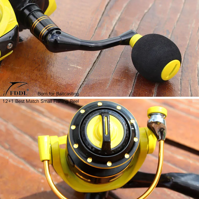 Новый Небольшой Рыболовная Катушка pesca baitcasting reel 12 + 1BB 5.2: 1 Спиннинг Рыбалка carretilhas
