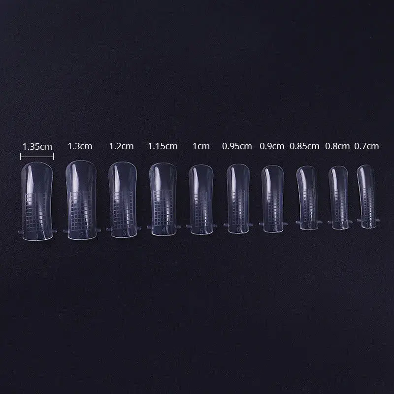 100 шт./кор. быстросъемная полигелевая форма накладные ногти УФ наращивание ногтей