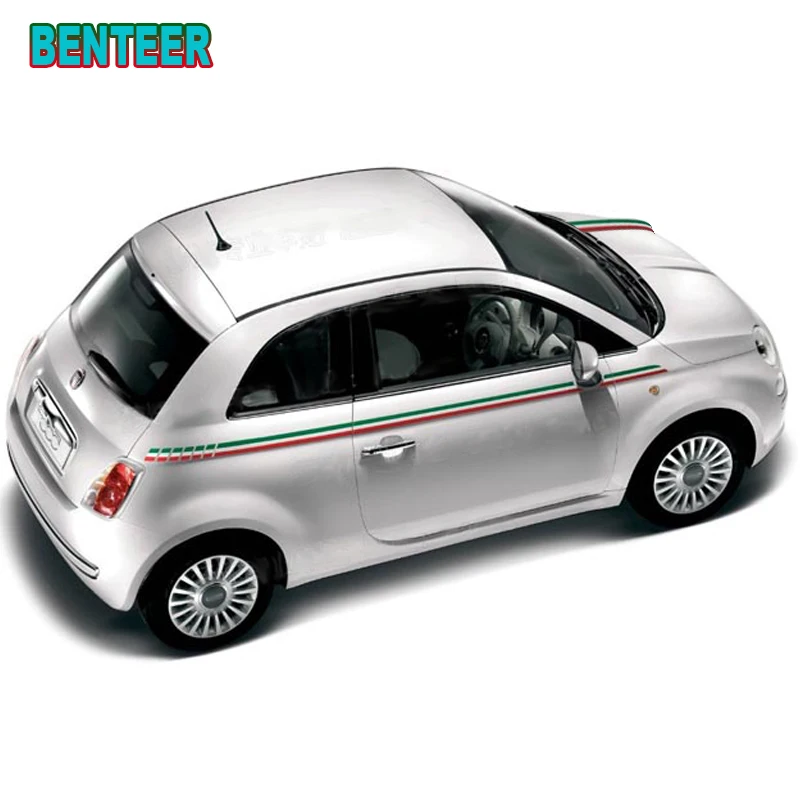 

3Colors KK car body sticker for Fiat Abarth 500 grande punto bravo doblo panda ducat