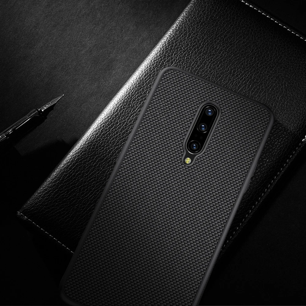 Oneplus 7 Pro чехол Nillkin текстурированный Роскошный деловой чехол из нейлонового волокна для Oneplus 7 Pro Бампер Тонкий прочный нескользящий