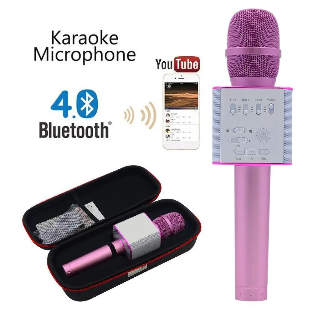 2018 Топ беспроводной микрофон для караоке портативный ручной Bluetooth вечерние KTV