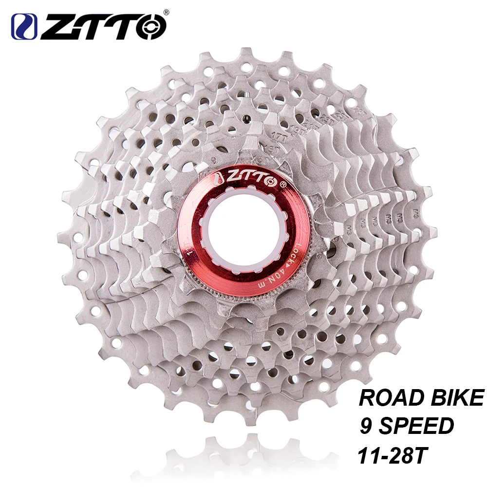 ZTTO 9s 11-28T кассета 9 скоростей свободного хода дорожный велосипед велосипедные части 18S 27S скоростные звездочки для шоссейного велосипеда горный велосипед