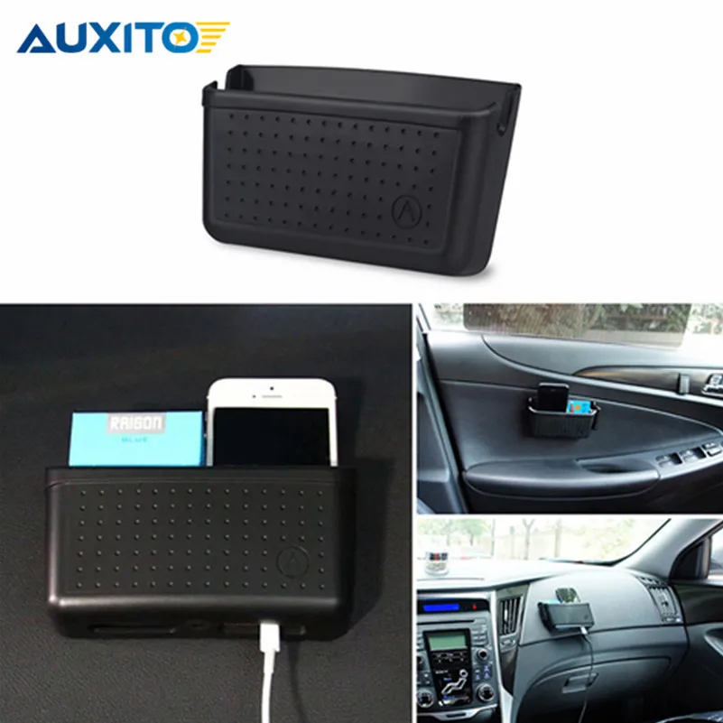 Автомобильный Органайзер сумка для хранения телефона коробка Toyota Corolla Avensis Yaris RAV4