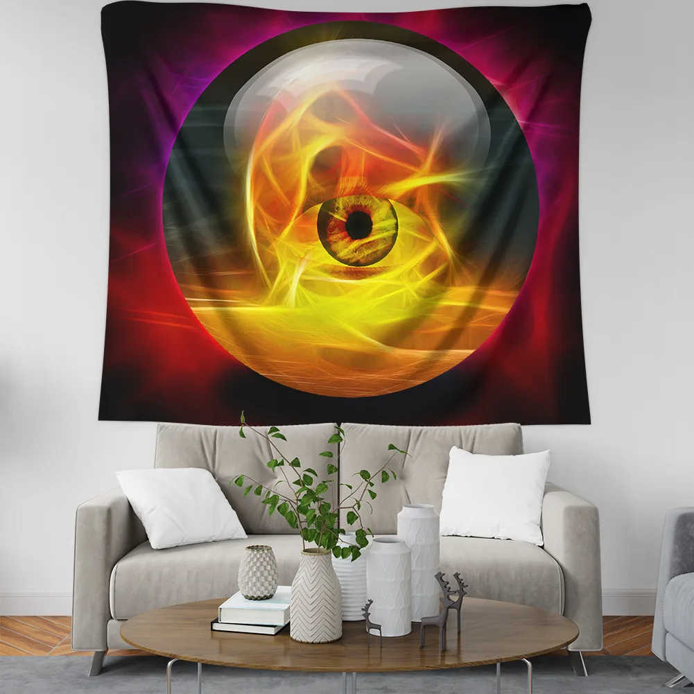 Психоделический настенный гобелен god eye лист из полиэстера Настенная ткань