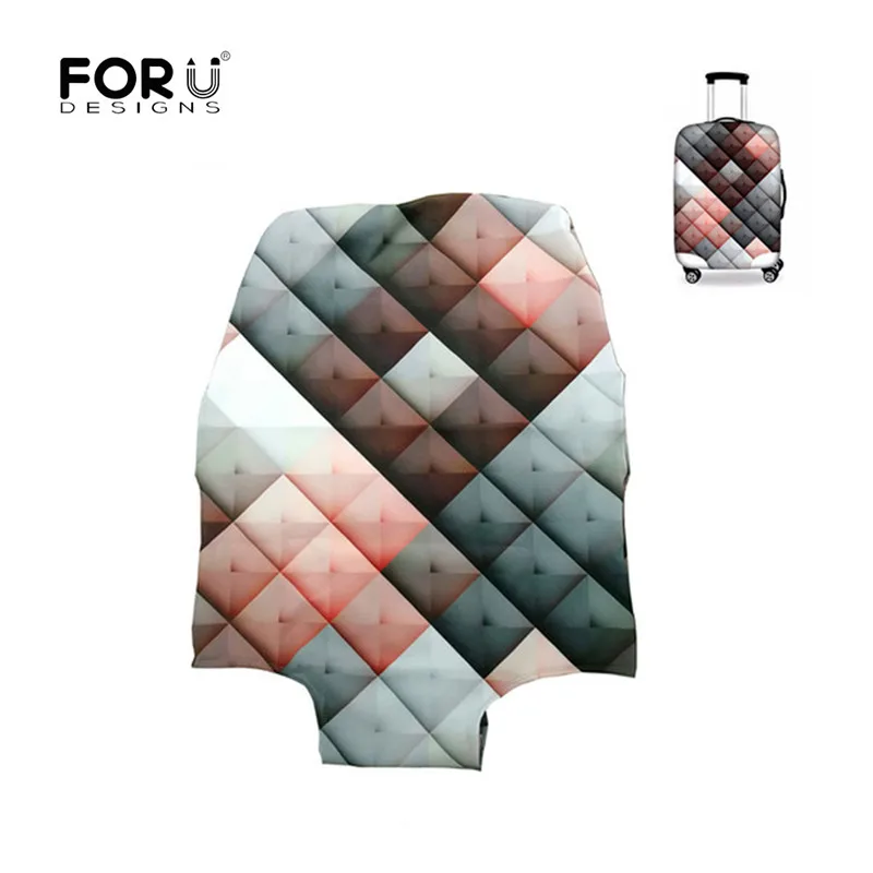 FORUDESIGNS, толстые Защитные чехлы для багажа 18-32 дюймов, чехлы на колесиках, водонепроницаемые эластичные дорожные чемоданы, пылезащитные дождевые чехлы