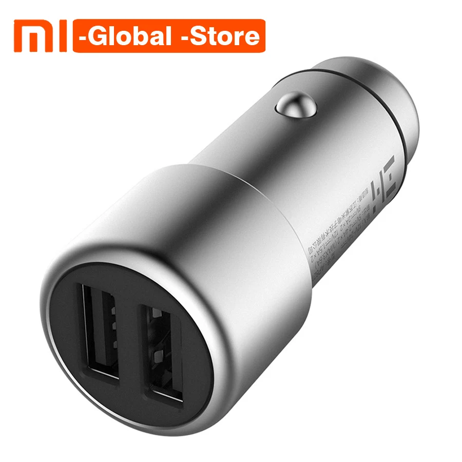 Оригинальное автомобильное зарядное устройство Xiaomi ZMI 5 В/2 4 А 9 а 12 В/1 с двумя USB