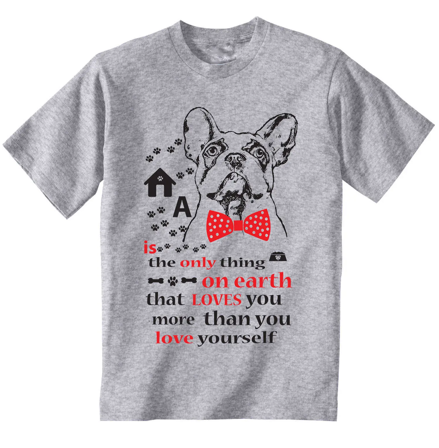 2019 BOSTON TERRIER единственная вещь 2 новая серая хлопковая футболка|grey tshirt|tshirt greycotton