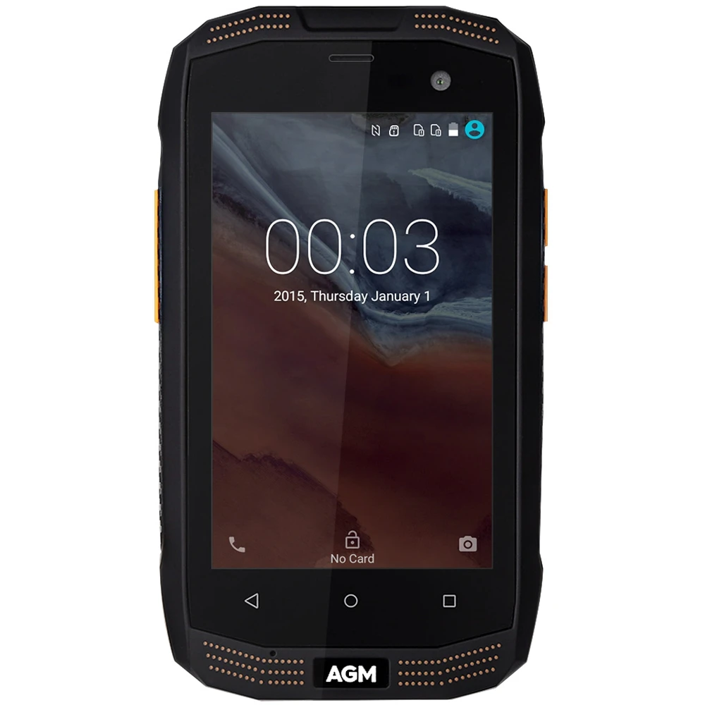 Оригинал AGM A2 Рио 4 г смартфон 4.0 дюймов Android 5.1 MSM8909 ядра 1.1 ГГц 2 ГБ + 16 IP68