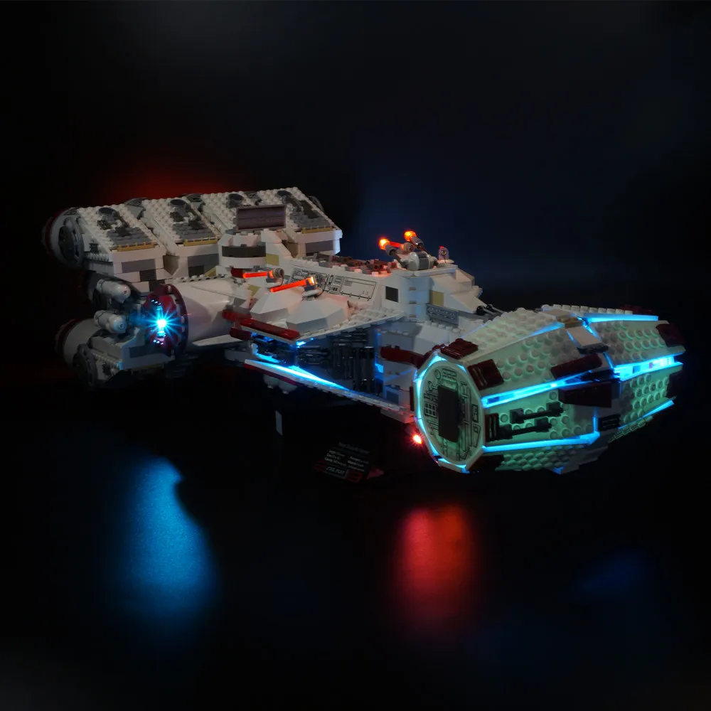 Светодиодный светильник для лего 10019 совместим с 05046 тантива IV Rebel Блокадный набор для бегунов(набор кирпичей не входит в комплект