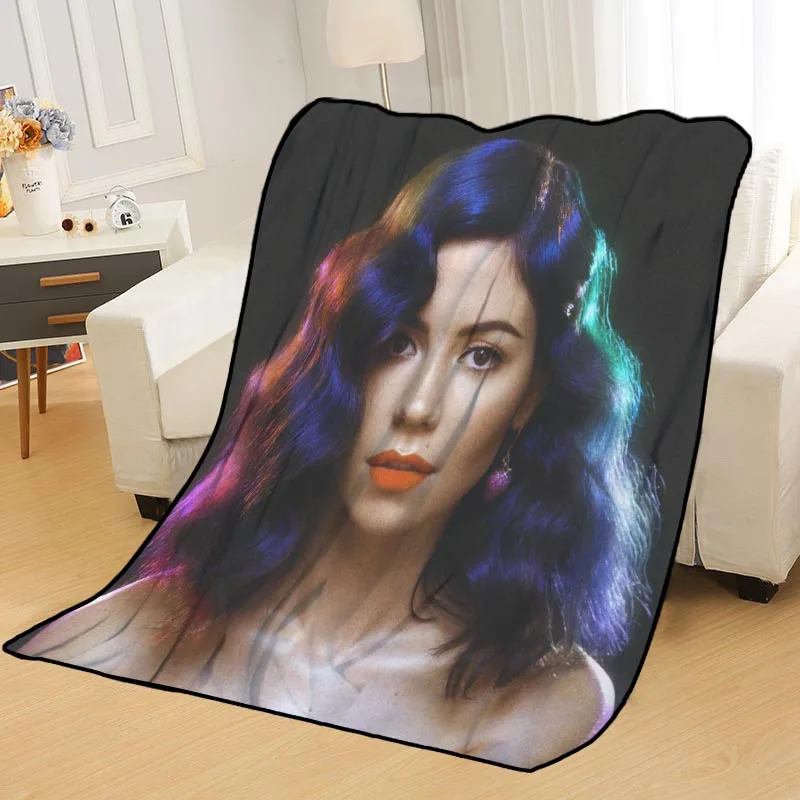 

New Arrival Marina And The Diamonds Blankets Printing Soft Nap Blanket On Home/Sofa/Office Portable Travel Cover Blanket