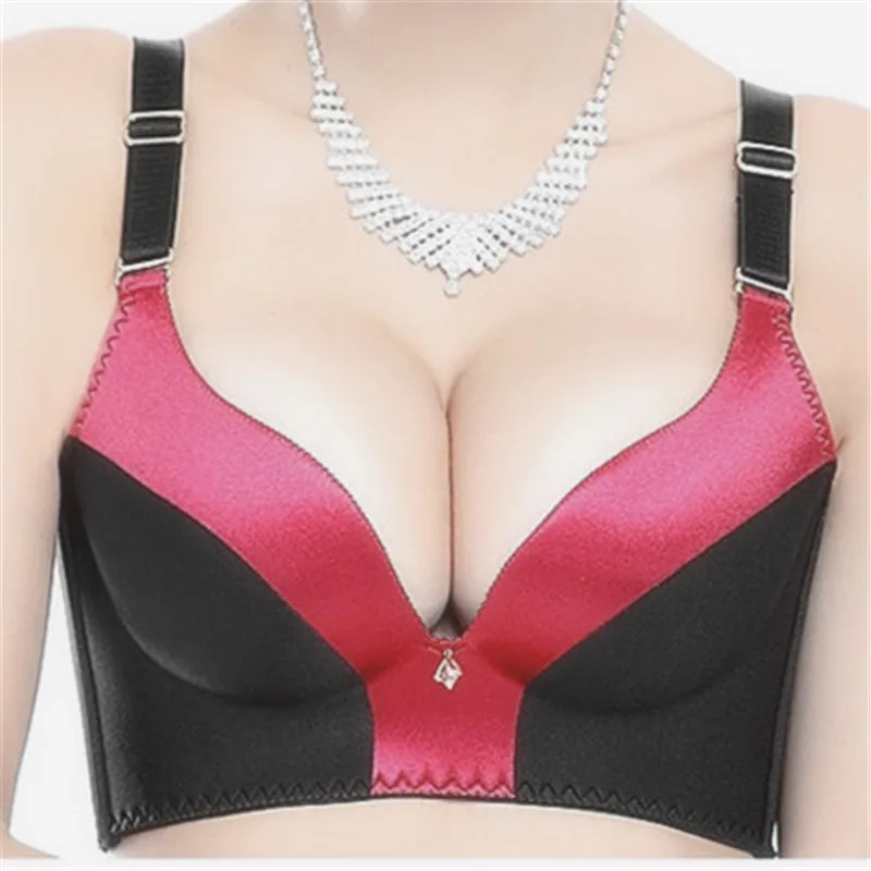 2018 новый модный сексуальный пуш-ап лиловый сплошной цвет бесшовное нижнее белье