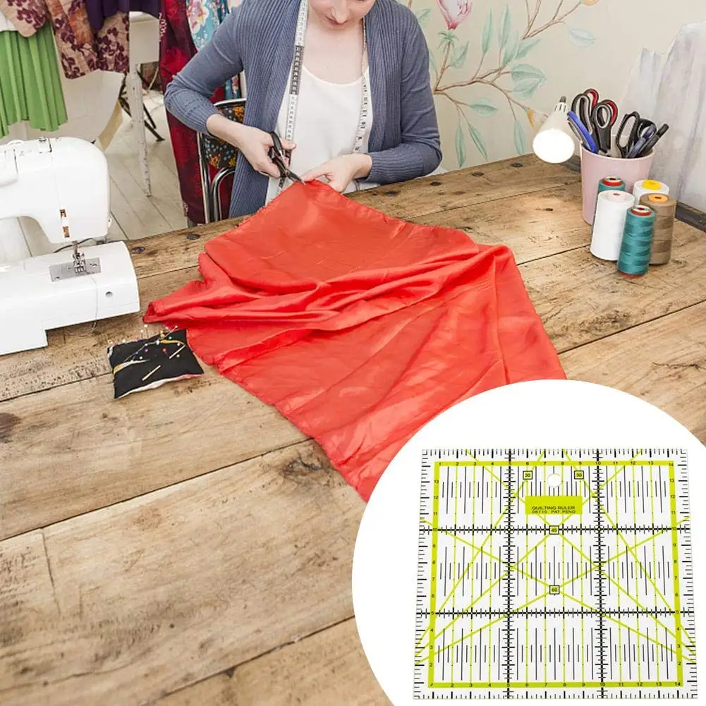 Лоскутного шитья линейка квадрат лоскутное шитье легко аккуратную нарезку для