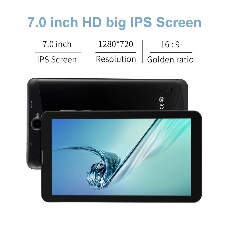 7 дюймов Детские планшеты ПК 16 Гб rom + 1 ram четырехъядерный Android 3g телефон cal lTablet две