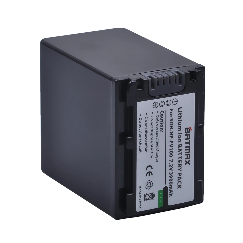 1 шт. 3900 мА/ч, NP-FV100 NP FV100 NPFV100 Перезаряжаемые Камера Батарея для SONY FDR-AX100E AX100E HDR XR550E XR350E CX550E CX350E
