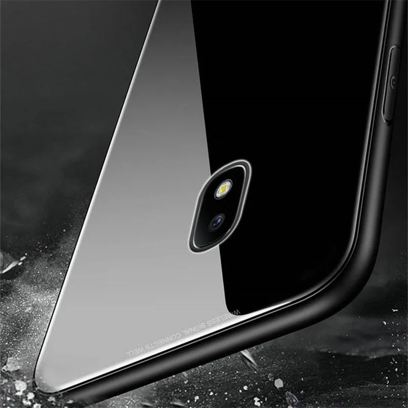 Модный силиконовый чехол для телефона из закаленного стекла для samsung Galaxy J7 чехол для samsung J7 J730 чехол J7 PRO