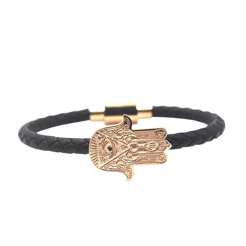 MR. JEWELRY мужской винтовой браслет из кожи розового золота браслеты с подвесками и