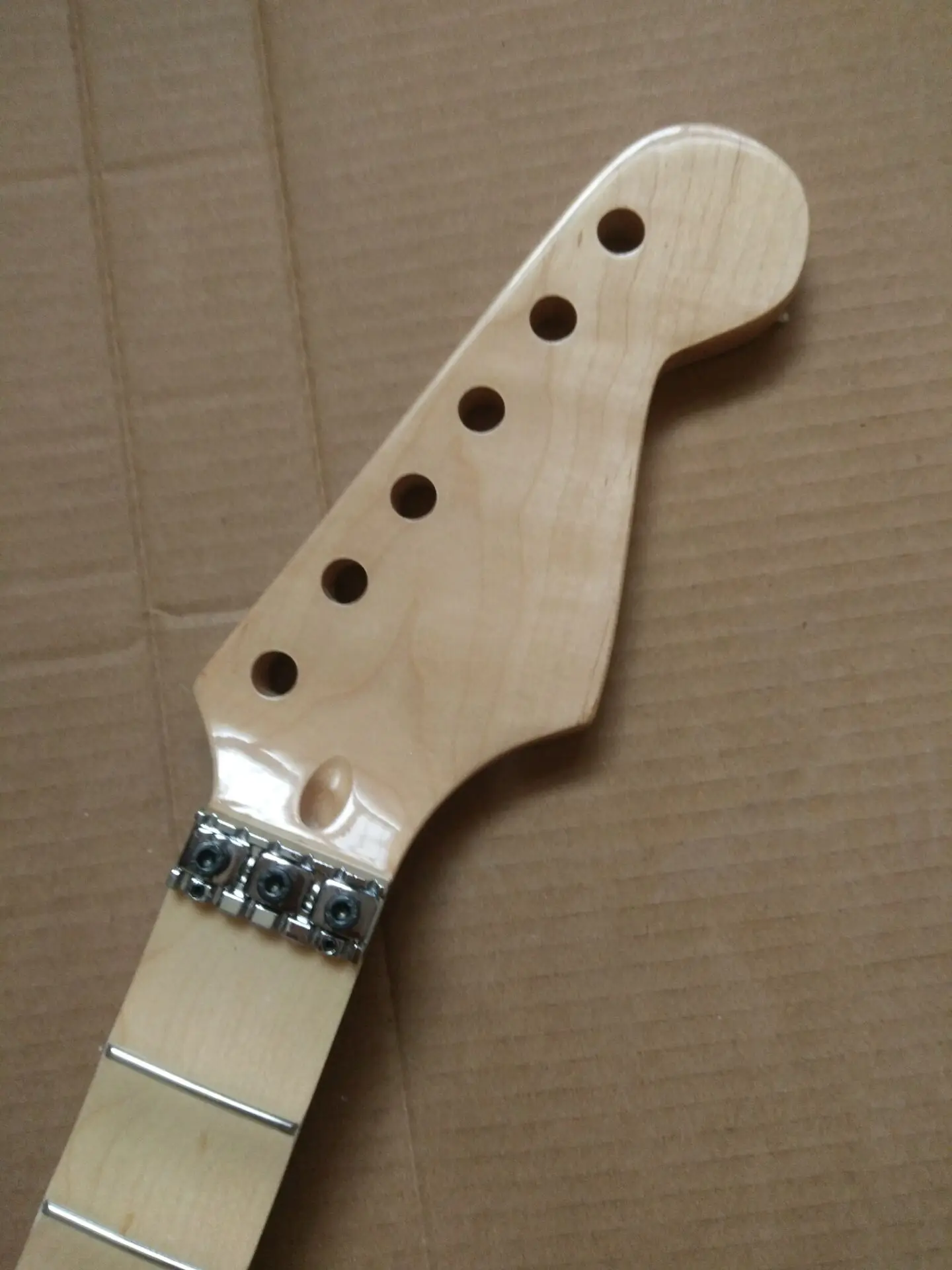 Новый Полный scalloped гитары шеи замена 22 лада клен ST стиль Floyd rose nut|Гитары| |