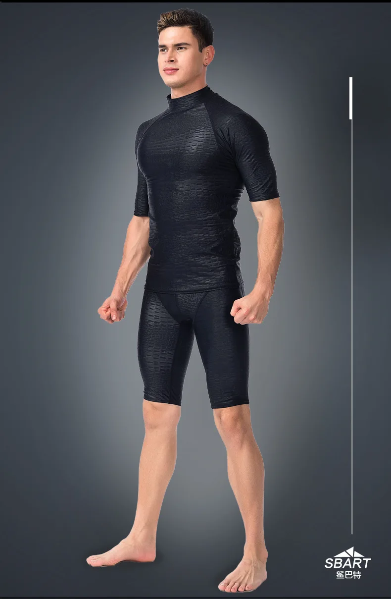 Uv 50+ rashguard для мужчин sbart плавательные рубашки sharkskin лайкра для серфинга Мужская черная плотная Рашгард УФ футболка одежда для серфинга рубашка с длинными рукавами