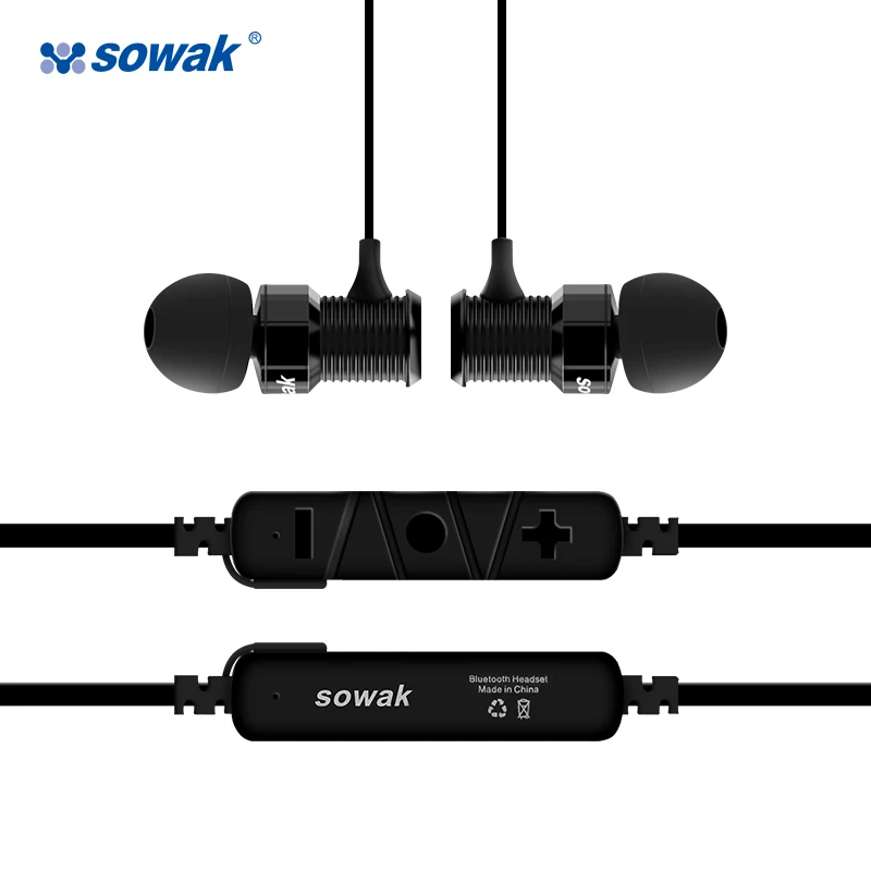 Sowak S3 наушники и Внутриканальные Bluetooth Беспроводной Спорт гарнитура Шум