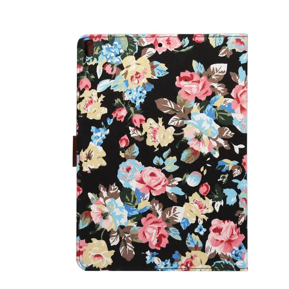 Чехол для планшета Apple iPad Air 10,5 дюймов цветочная ткань Капа Пряжка coque слоты для карт чехол для Apple iPad Pro 10,5