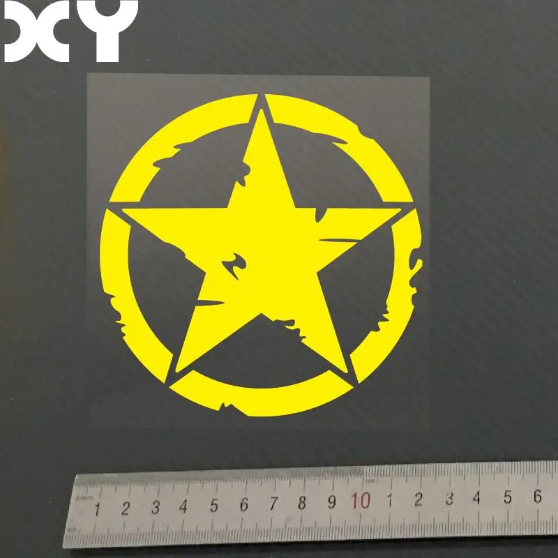 

XY 11 см * 11 см армейские звезды графические наклейки для мотоцикла стиль автомобиля пятиконечная звезда