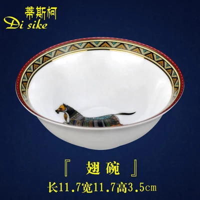 5 Винтажная модная керамическая китайская Конская серия мебель для столовой Chaozhou ручная глазуровка прочная высокотемпературная выпечка - Цвет: 5