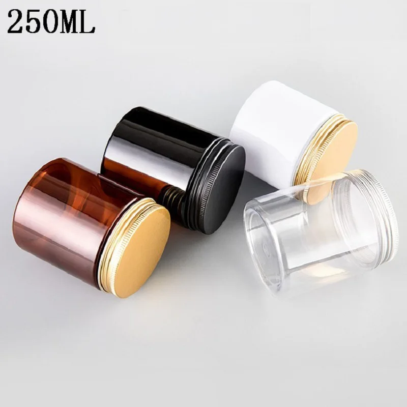 Пластиковая баночка для крема с алюминиевой крышкой 71 мм * 83 коробка хранения