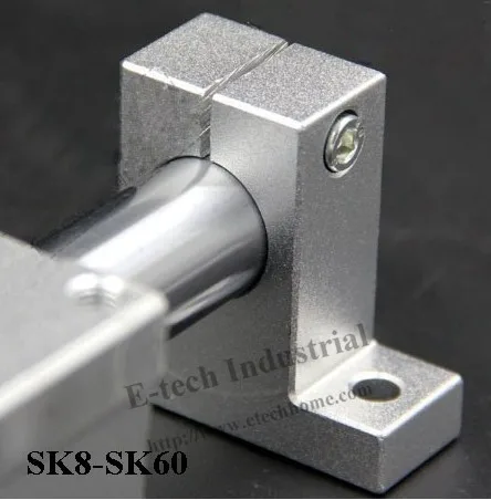 

40mm Linear Rail Support Shaft Bracket SK40 CNC Linear Rail Mount Holder Vertical Shaft Support CNC Linear Motion Bracket