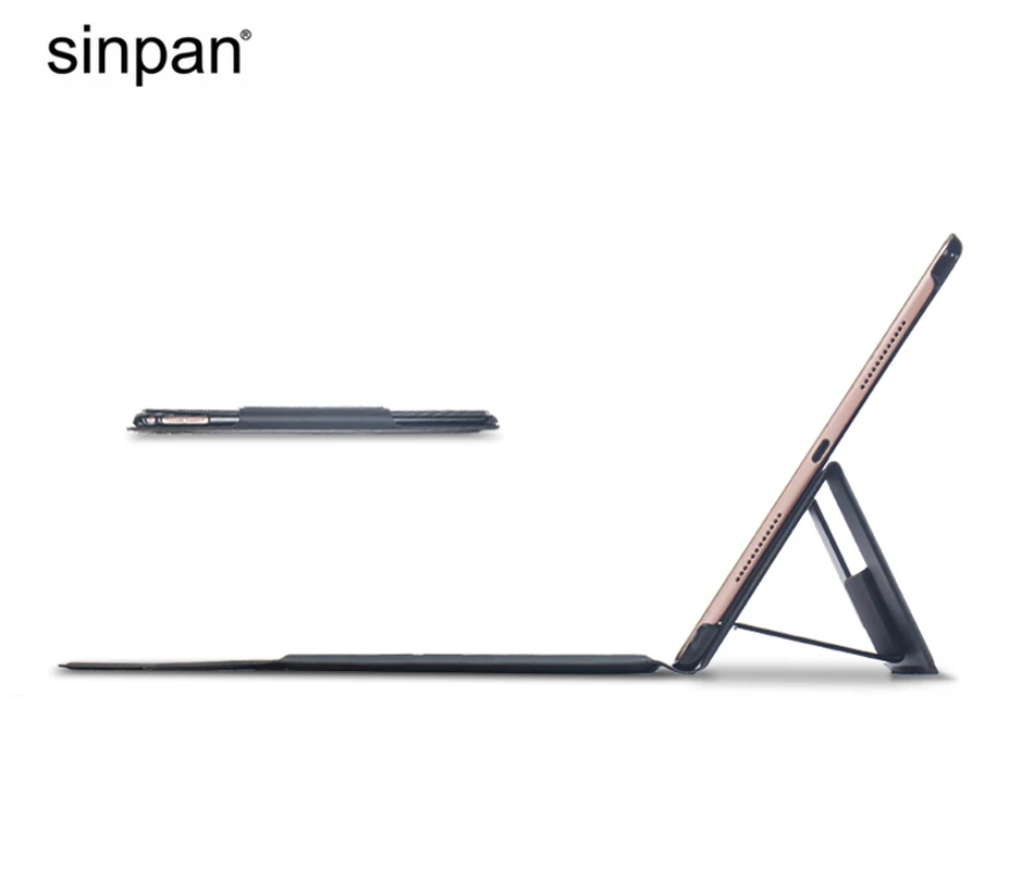 Sinpan беспроводной Keybaord Чехол для iPad Pro 10,5 дюймов, ультра-тонкий и светильник-весит Премиум кожаный чехол с магнитом USB зарядка