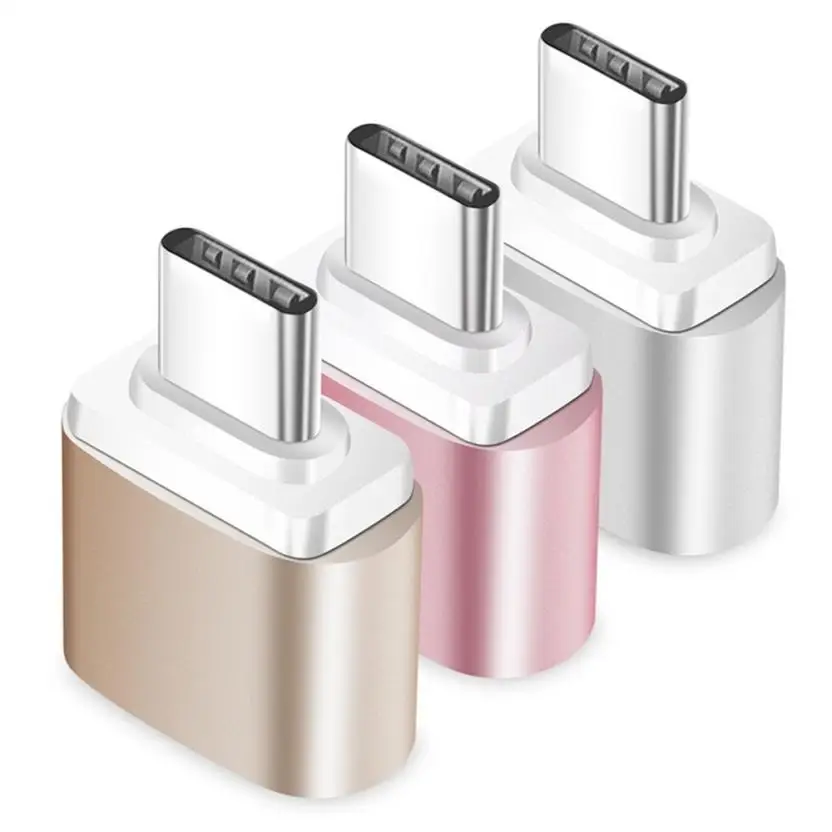 Горячая продажа мини коннектор металлический Тип C USB мужчин и женщин 2 0 адаптер