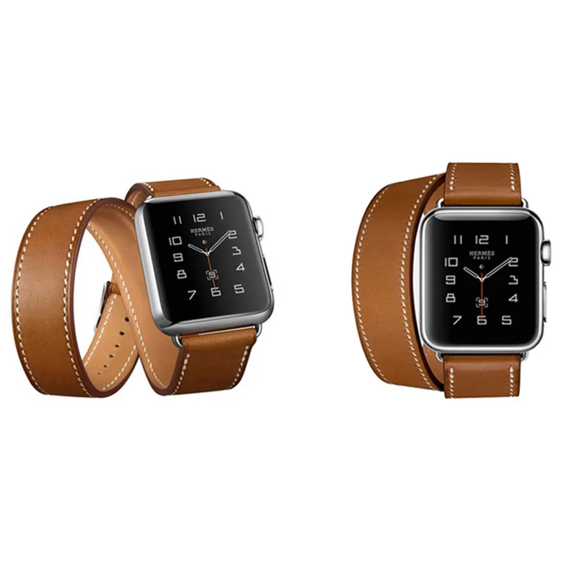 Высокое качество Манжеты/Одноместный/Двухместный Тур обертывания для apple watch band