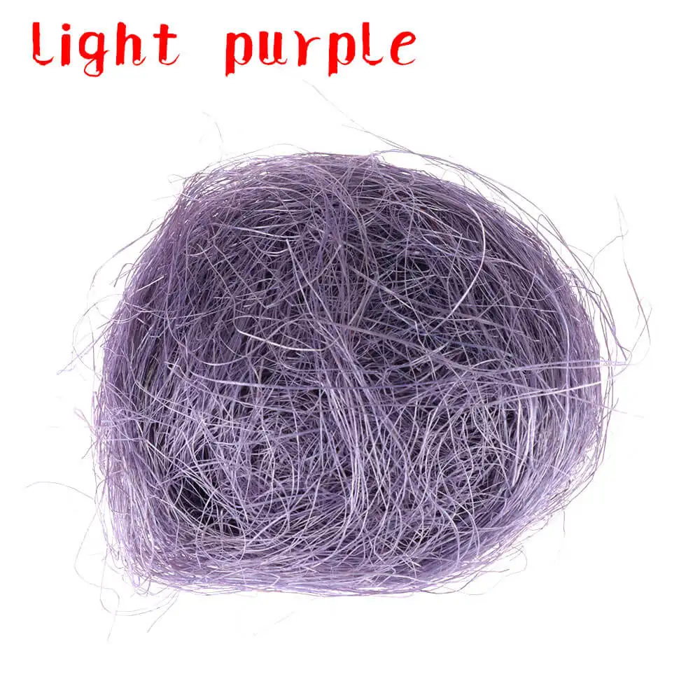 Light Purple Натуральные Сизалевые Свадебные вечерние букеты из сизаля, Подарочная коробка, посылка, Декор, гнездо, товары для рукоделия, упаковка, аксессуары, сделай сам, ремесло - Цвет: Light Purple