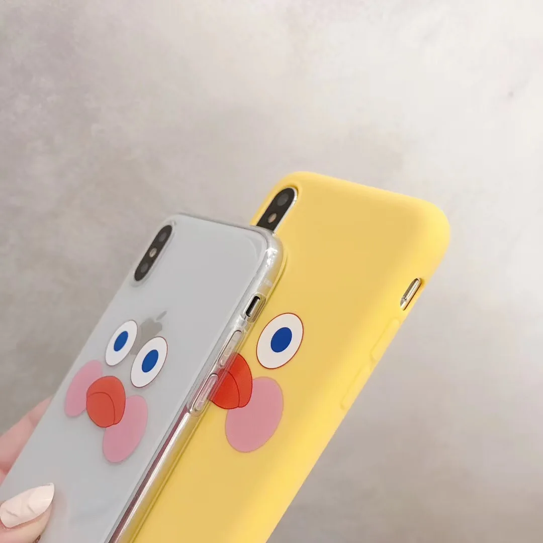 INS Корея супер огонь Винтаж Желтая Утка чехол для телефона iphone Xs MAX XR 6 6s 7 8 плюс