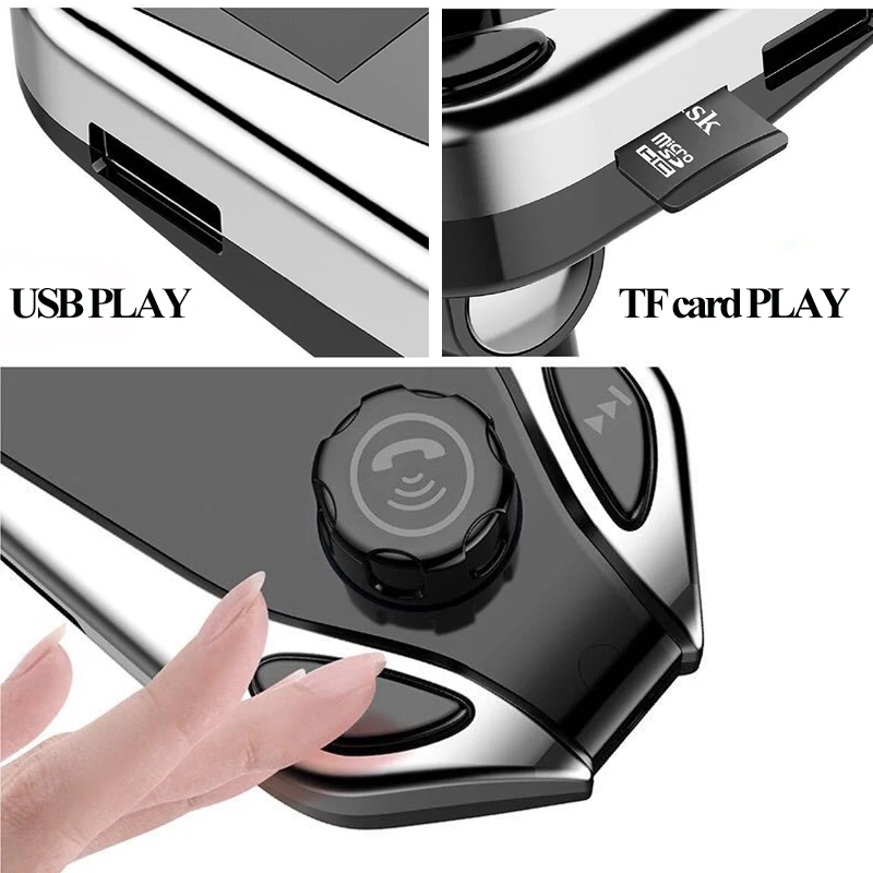 Беспроводной fm передатчик rylybons модулятор Handsfree Car Kit Bluetooth 3 5 мм Aux Автомобильный MP3