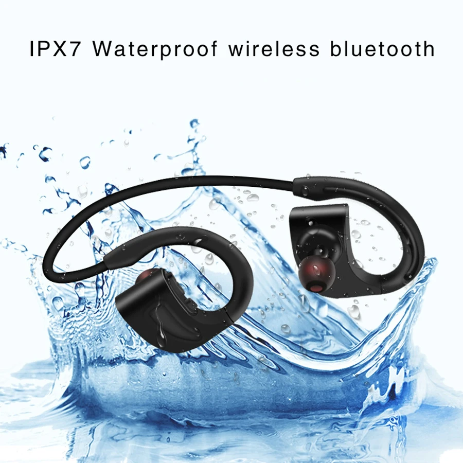 Новинка IPX7 водонепроницаемые беспроводные Bluetooth V4.2 наушники вкладыши с