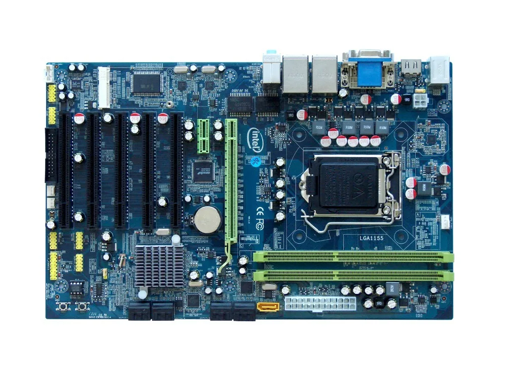 HCIPC 2072 1 ATX HCM I6329A H61 NVR DVR материнская плата 9SATA 2COM 8USB 2Giga LAN 1PCI16X 1PCIE1X 5PCI 1MPCIE 2DDR3 VGA + DVI