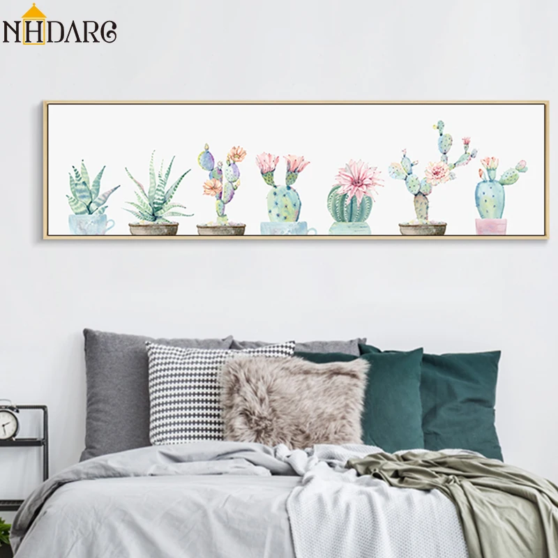 

Nordic Green Natural Vase Flowers Art Posters and Prints Canvas Painting Wall Picture for Living Room Cuadros Decoration Salon