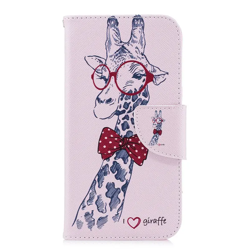 Deer Роскошный чехол для телефона для samsung Galaxy M20 M10 S9 S10E S10 плюс A3 A5 J3 J5 J7 Симпатичные Окрашенные сливовое дерево откидная крышка DP07Z - Цвет: Deer
