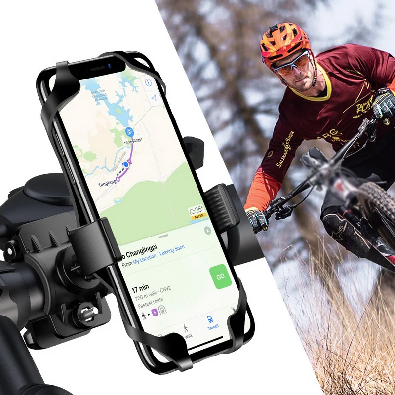 Держатель для телефона на велосипед для iPhone XS Max XR, универсальный держатель для мобильного телефона, держатель для Руля Мотоцикла, подставка для крепления gps